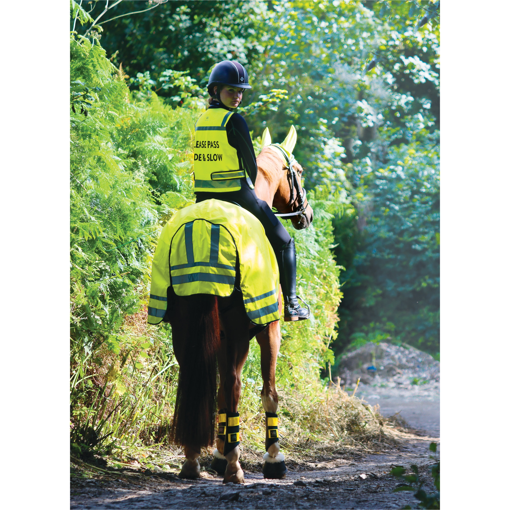 Woof Wear Hi Vis Riding Vest VZ - Hi Viz Orange